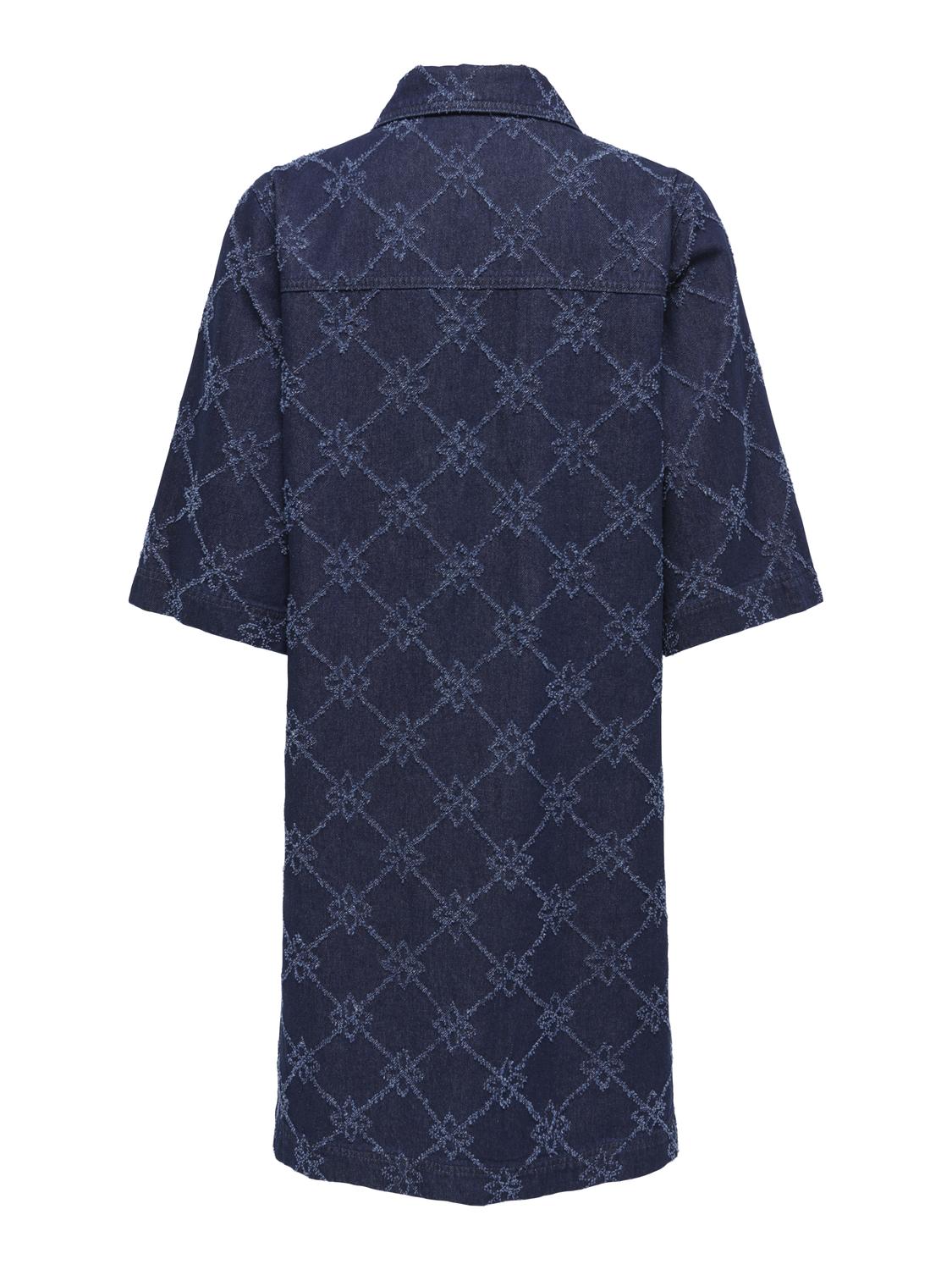 Only - Bella - Kjole - Mørkeblå Denim