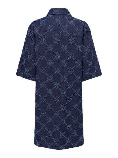Only - Bella - Kjole - Mørkeblå Denim