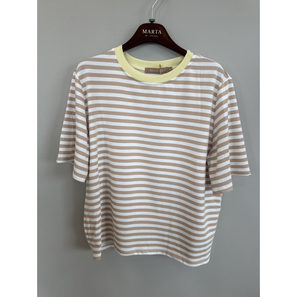 Marta Du Chateau - Jamila - T-shirt - Beige mix