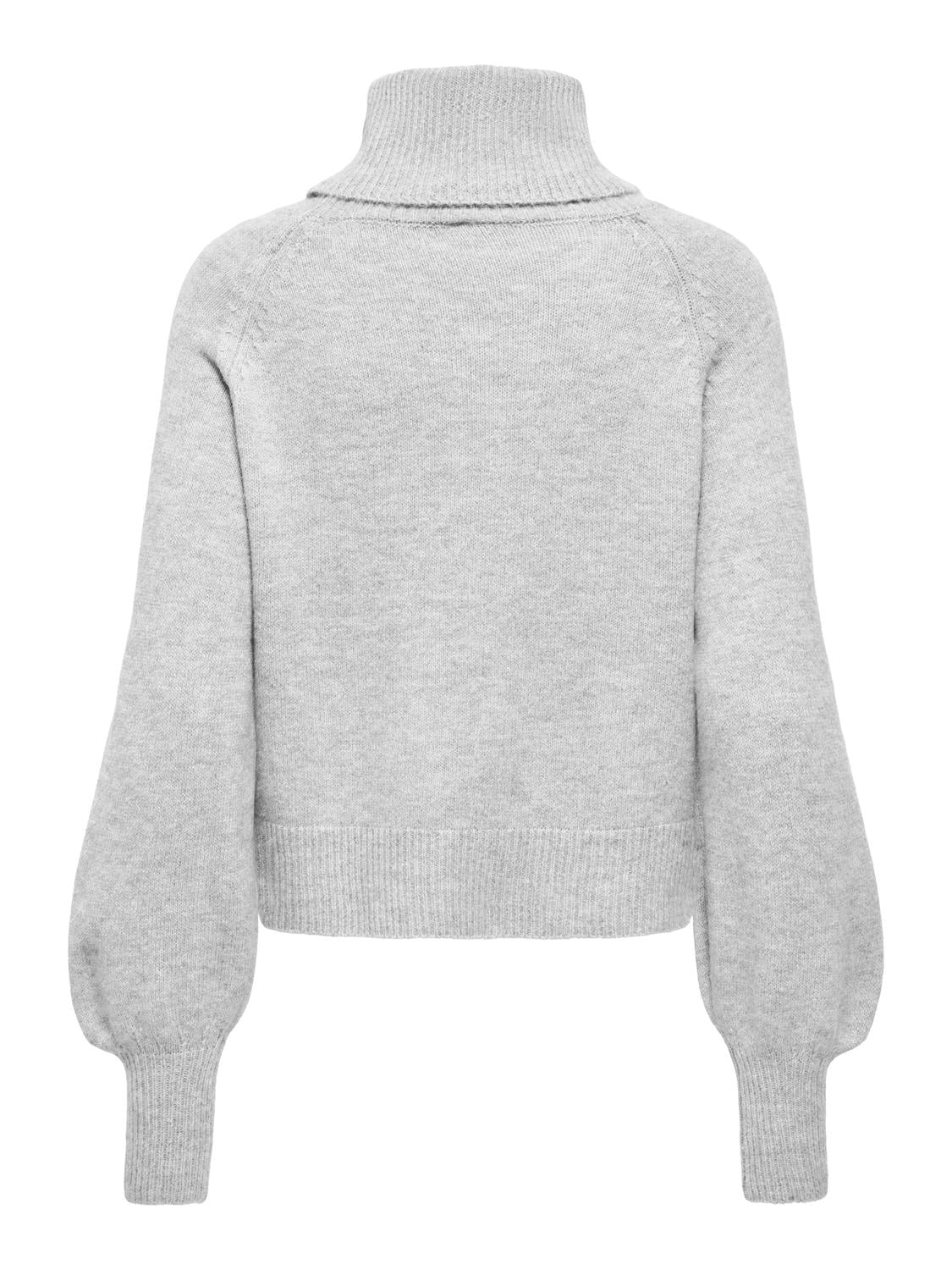 Only - Olivia - Pullover - Lysegrå Melange