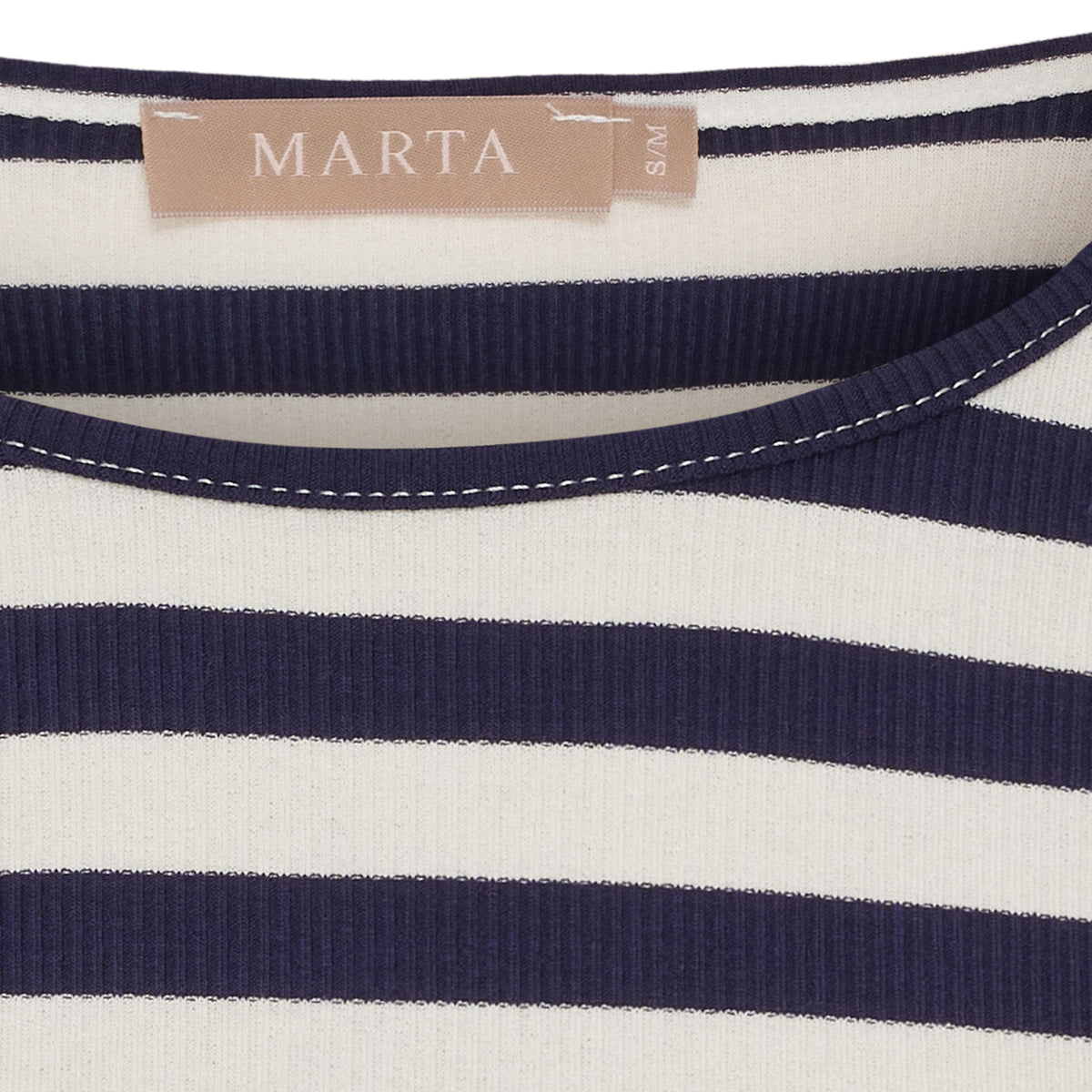 Marta Du Chateau - Begonia - T-Shirt - Navy