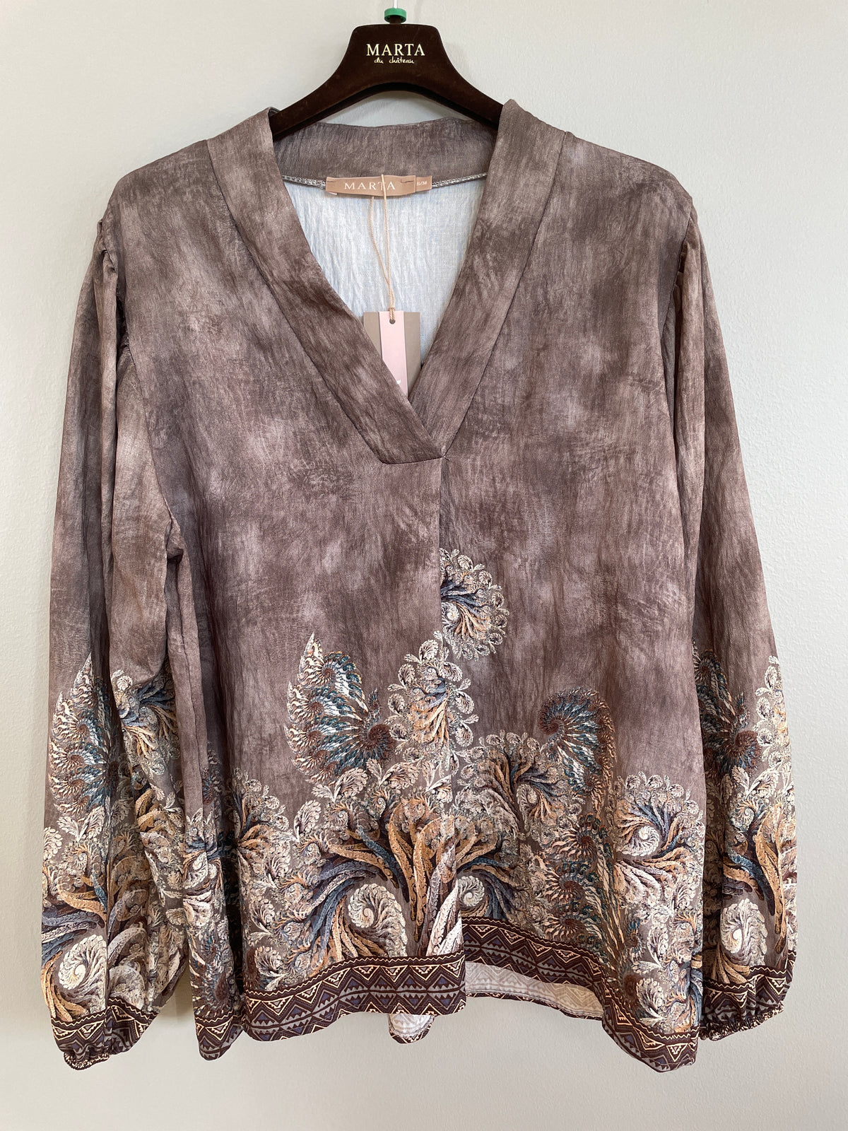 Marta Du Chateau  - Bluse - Fango