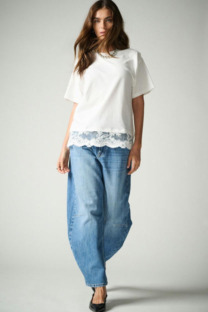 Only - Vivvi - T-shirt Hvid