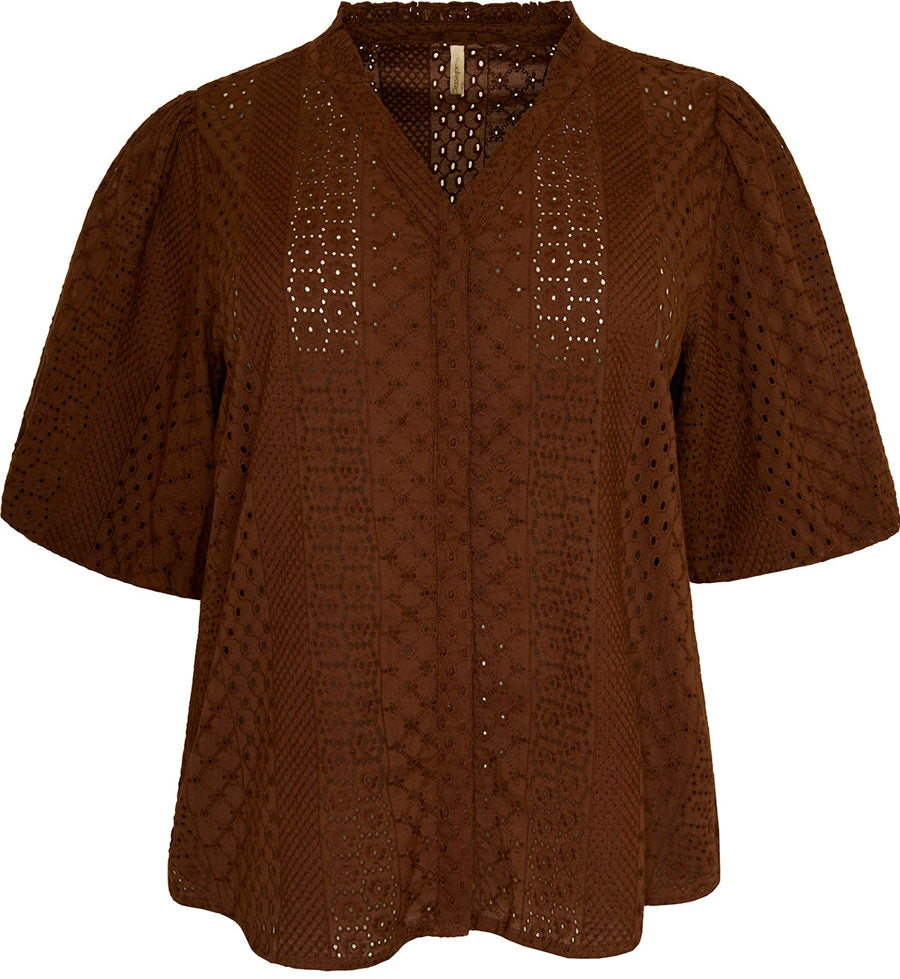 Cassiopeia - Silessa - Bluse Brun