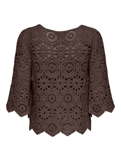 JDY - Emmelie - Cardigan - Chokolade