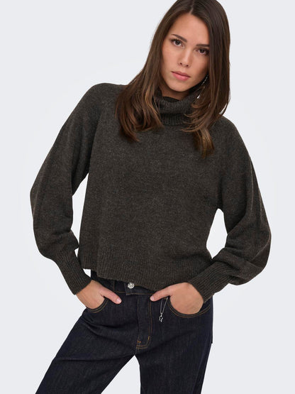 Only - Olivia - Pullover - Chokolade