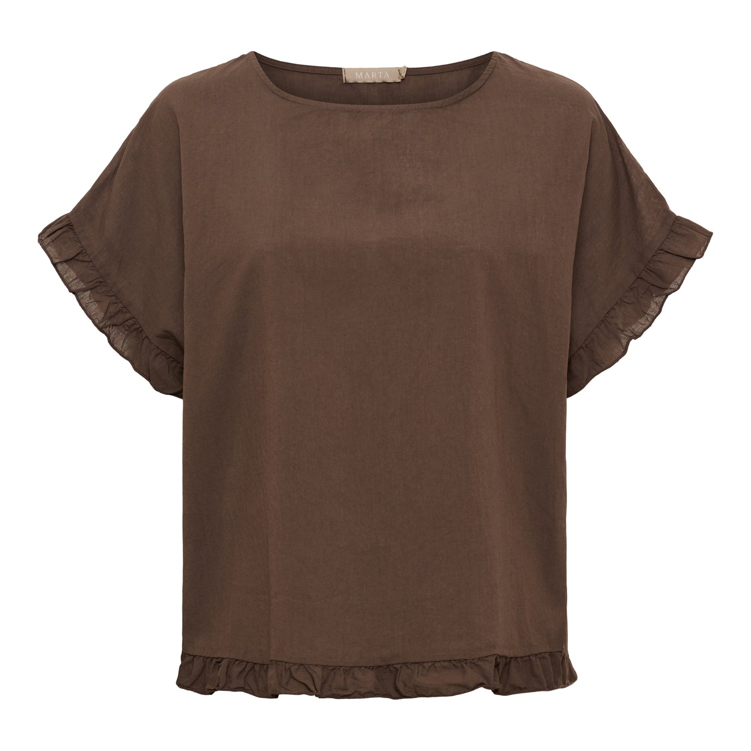Marta Du Chateau - Kasimira - Top - Mocca