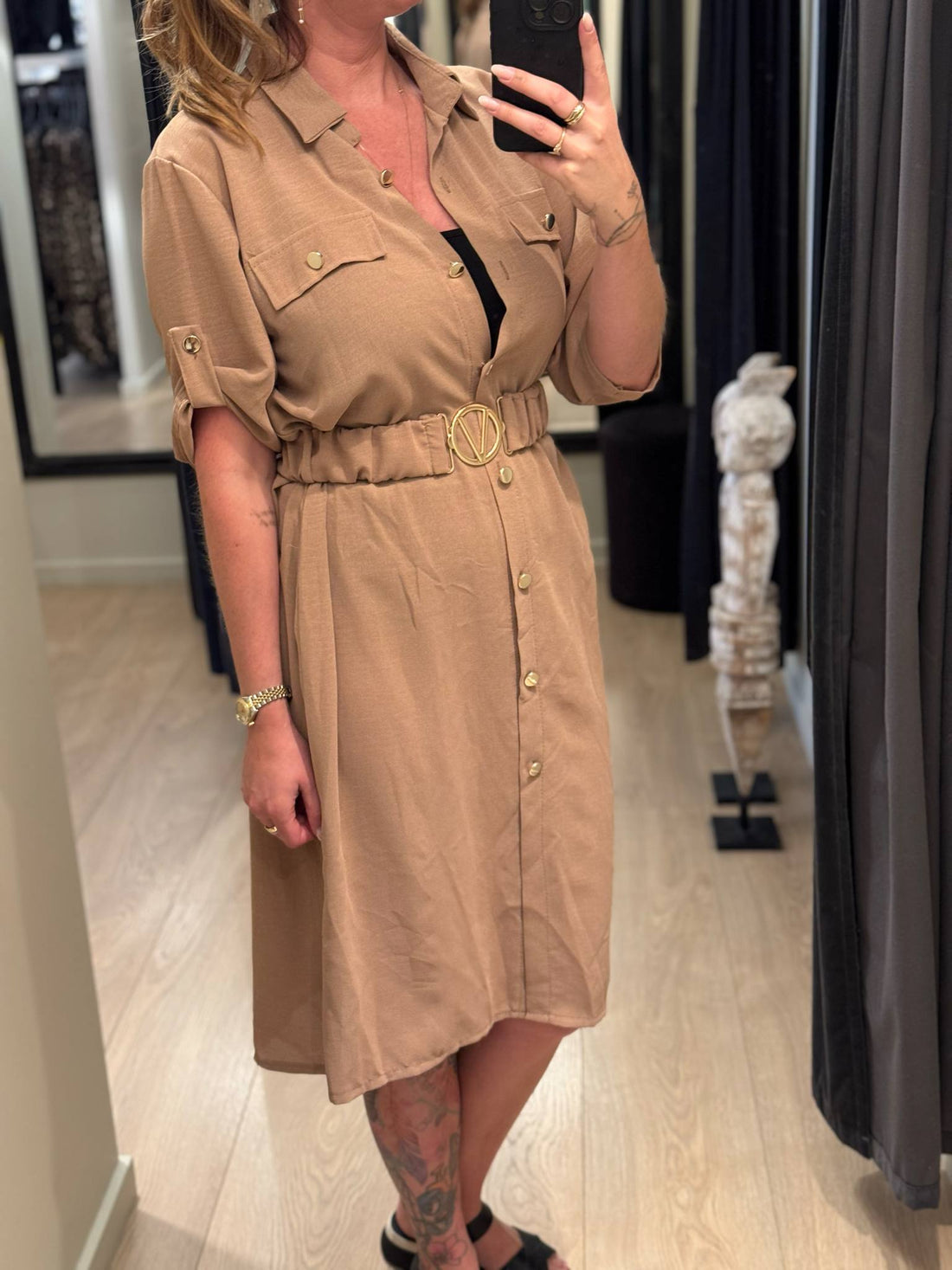 By Lagoni - Adele - Kjole Beige