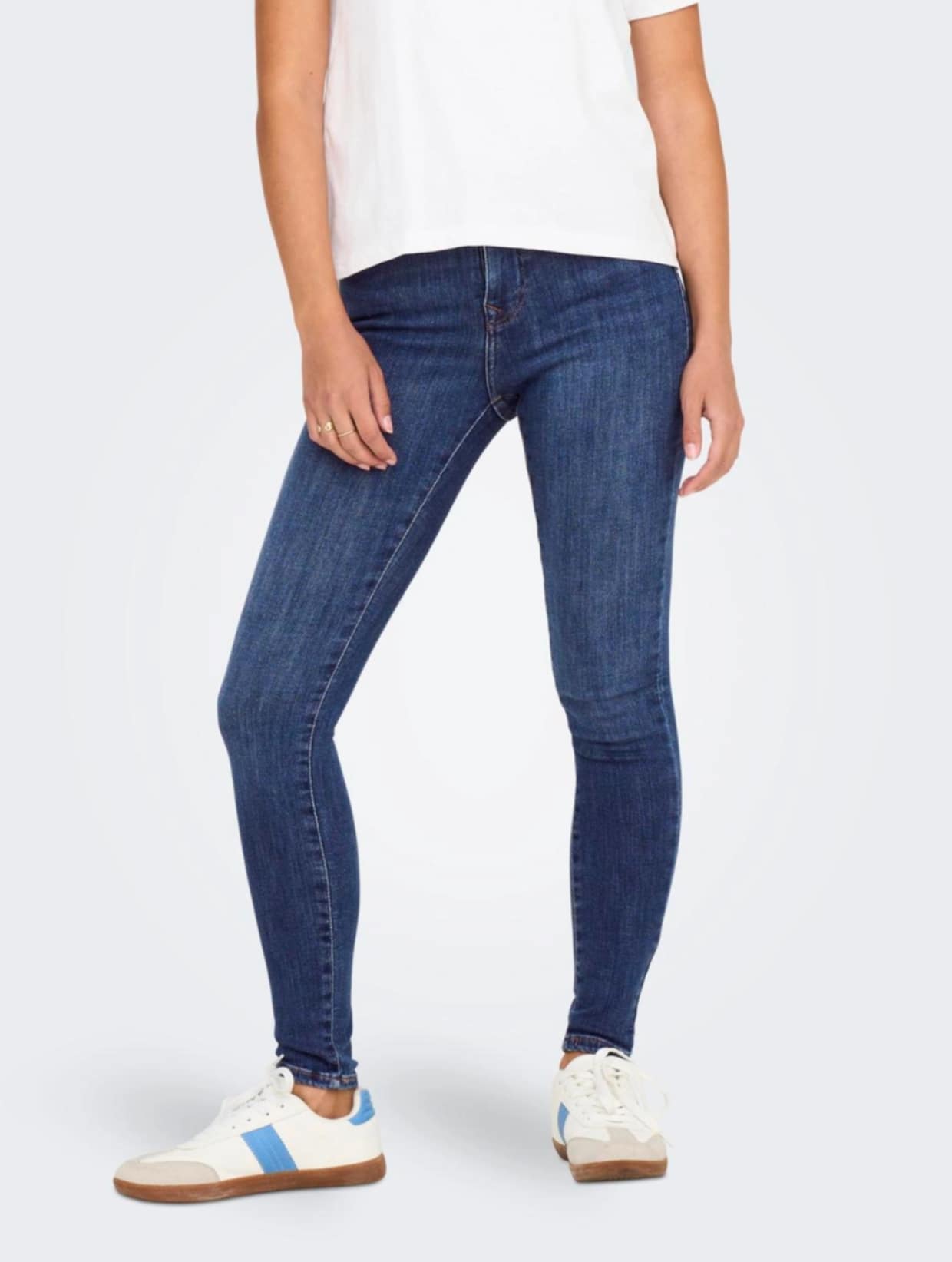 ONLY - Power Mid Sk - Jeans Pushup