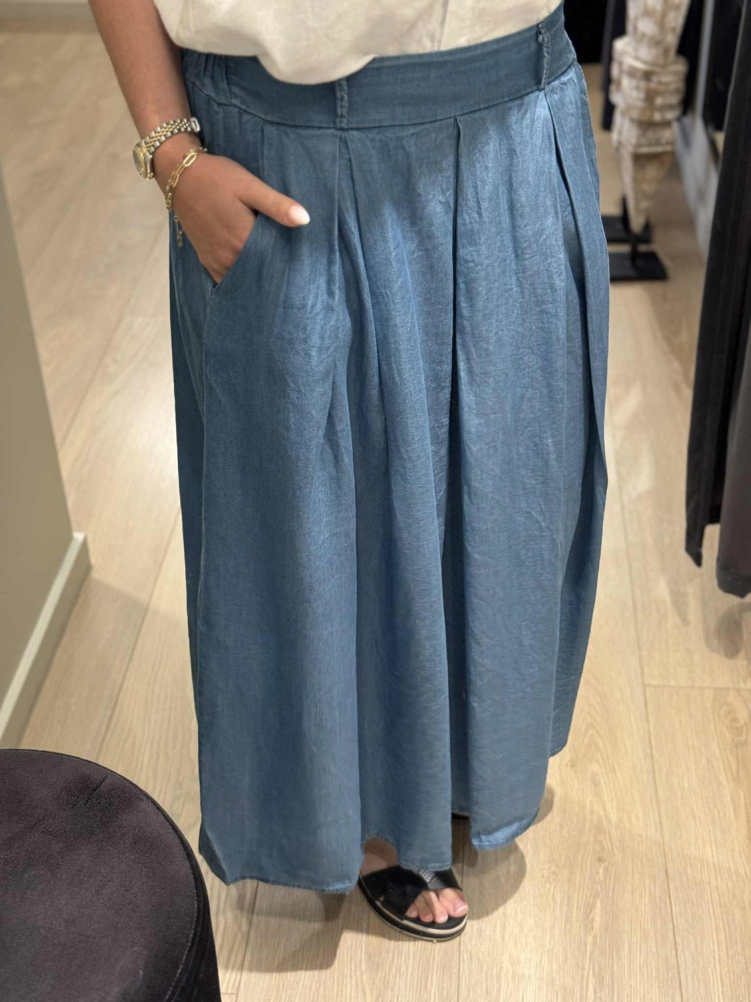 Marta - Leonora - Nederdel Blå