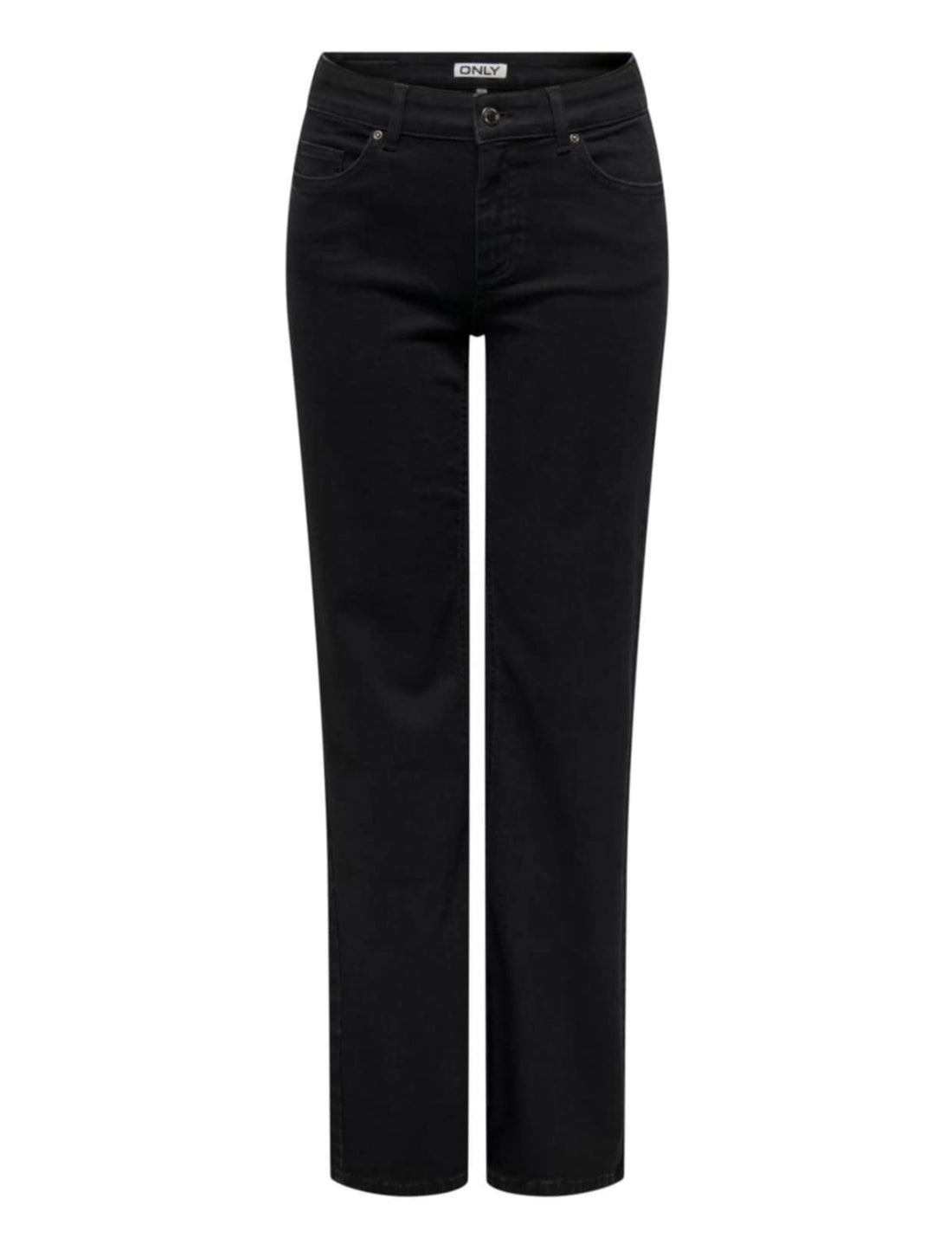 ONLY - Blush Straight - Jeans Sort Ekstra Benlængde