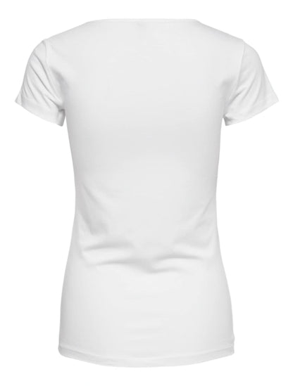 ONLY - LIVE LOVE - T-shirt Hvid