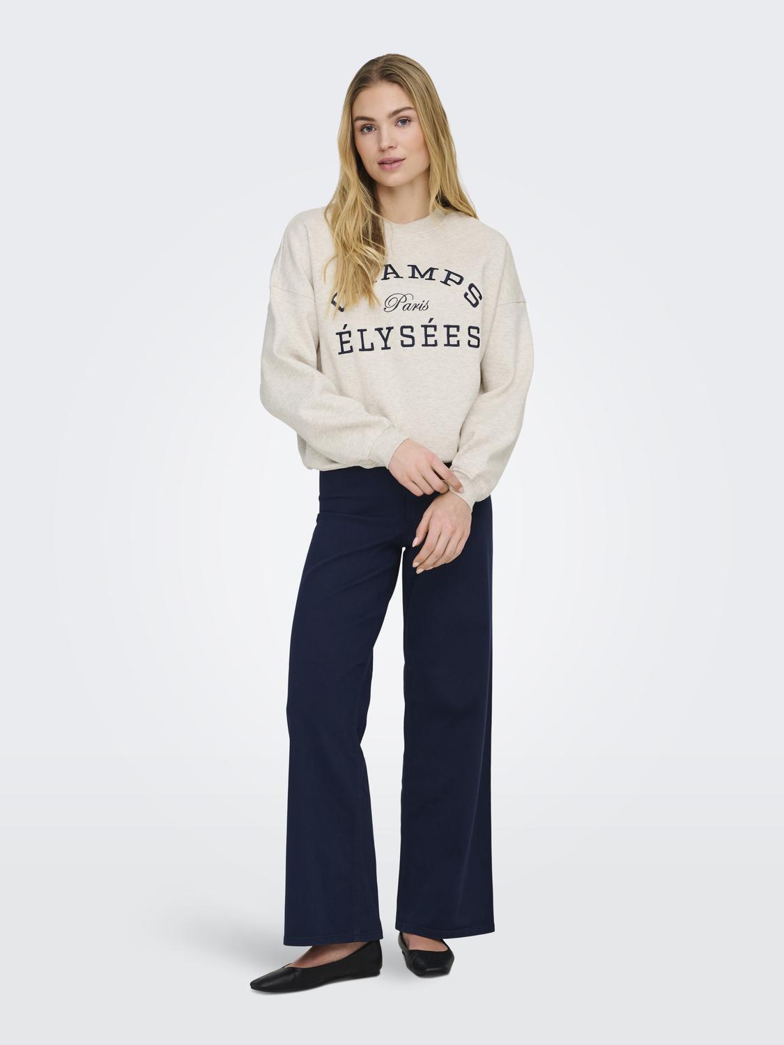 JDY - Mesa - Sweatshirt - Oatmeal