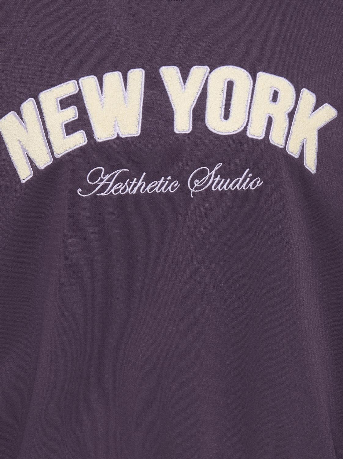 JDY - Mesa - Sweatshirt - Plum Perfect