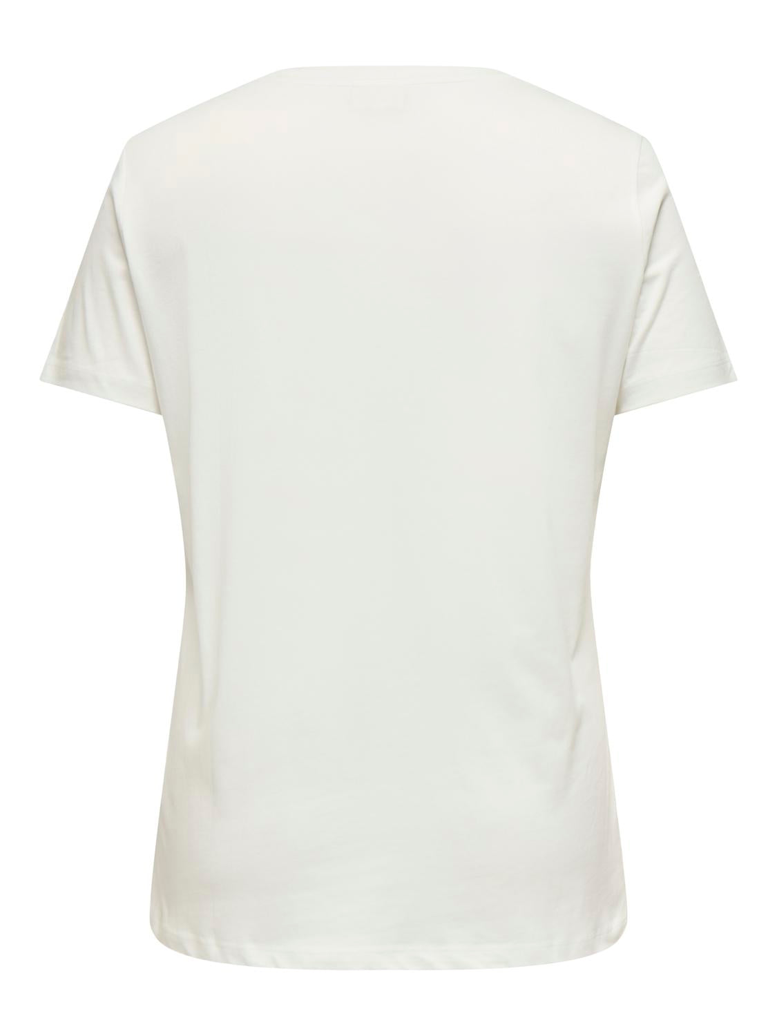 Only Carmakoma - Cruz - T-shirt Hvid