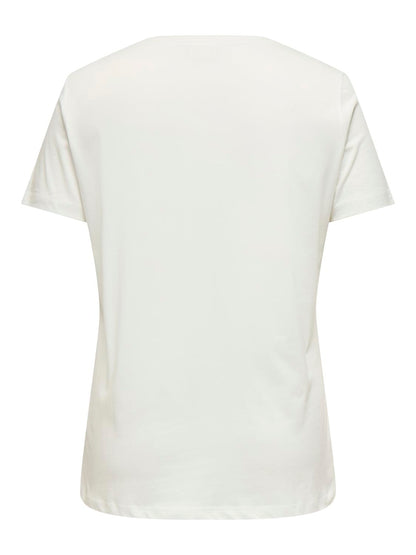 Only Carmakoma - Cruz - T-shirt Hvid