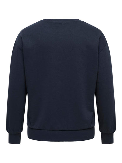 Only Carmakoma - Wesley - Sweatshirt Blå