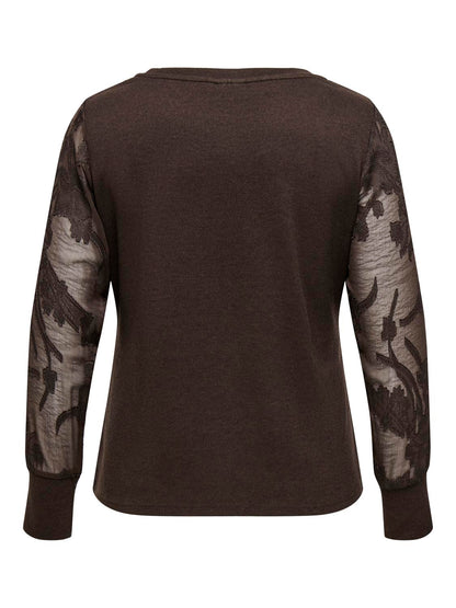 Only Carmakoma - Amilla - Bluse - Brun