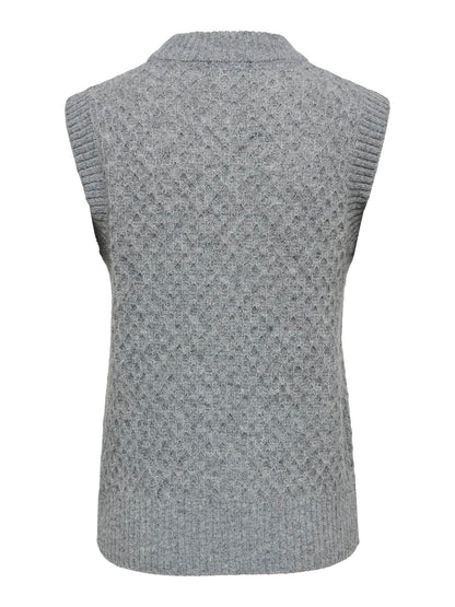 JDY - Bigum - Vest - Grå Melange