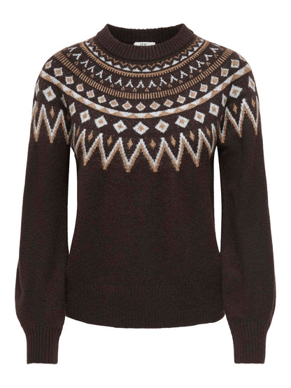 JDY - Junie - Pullover - Chokolade