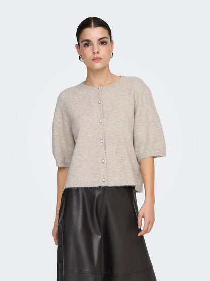 JDY - Rue Life - Cardigan - Chateau Gray