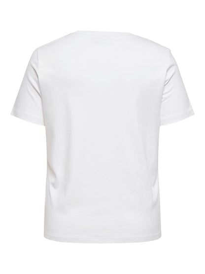 Only Carmakoma - Carjen - T-shirt - Hvid