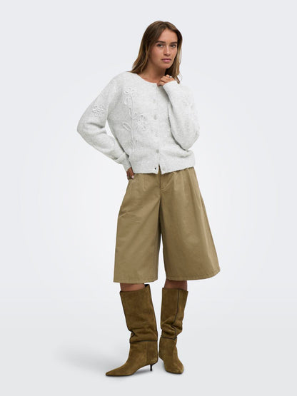 JDY - Fiola - Cardigan - Lysegrå