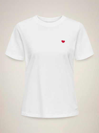 JDY - Pisa - T-shirt - Cloud Dancer