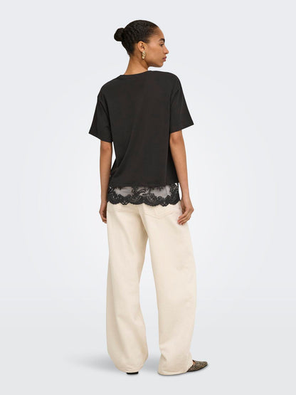 Only - Vivvi - T-shirt Chokolade