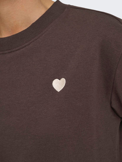 JDY - Paris - Sweatshirt - Brun