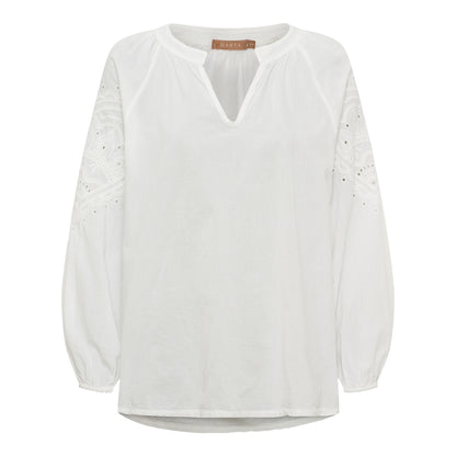 Marta Du Chateau - Sevina - Bluse - Offwhite