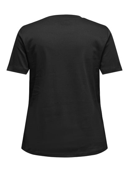 Only Carmakoma - Jen - T-Shirt - Sort