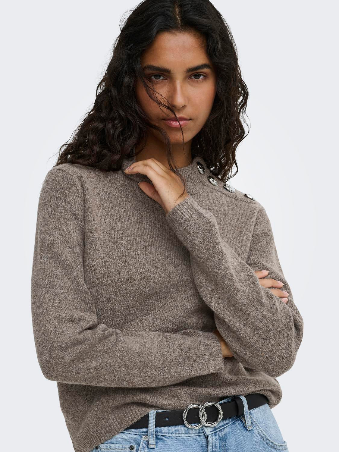 JDY - Super Life - Pullover - Walnut