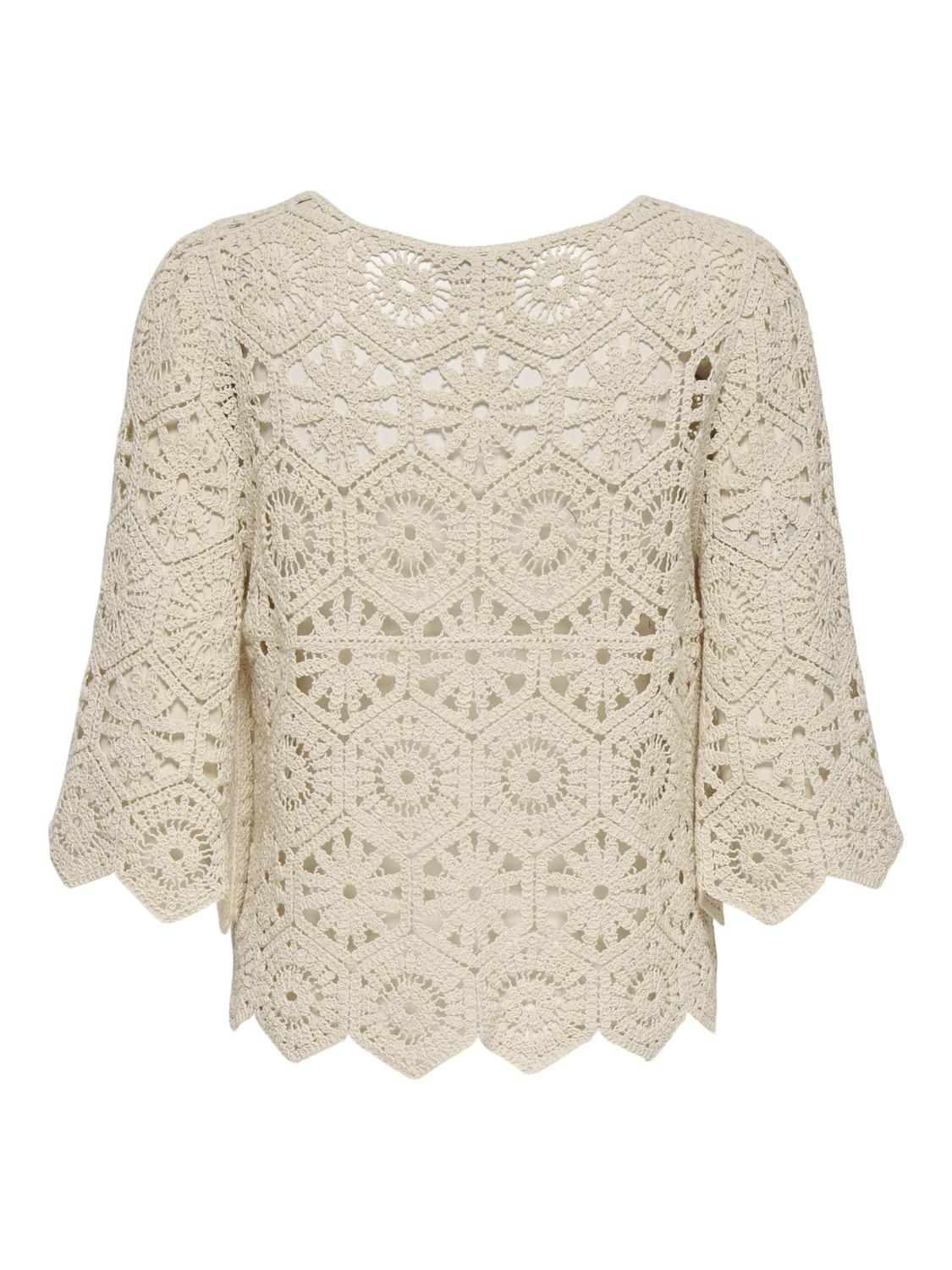 JDY - Emmelie - Cardigan - Råhvid