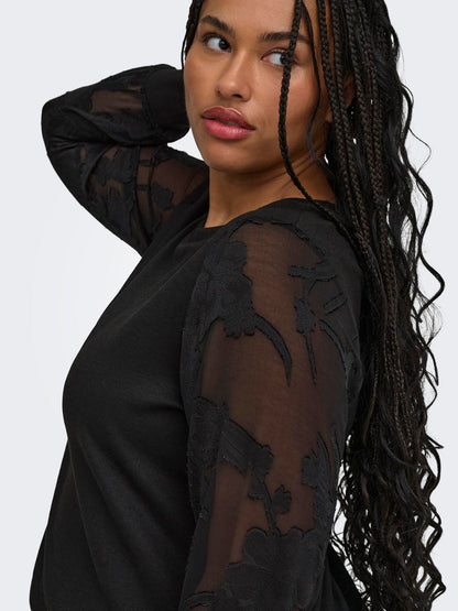 Only Carmakoma - Amilla - Bluse - Sort