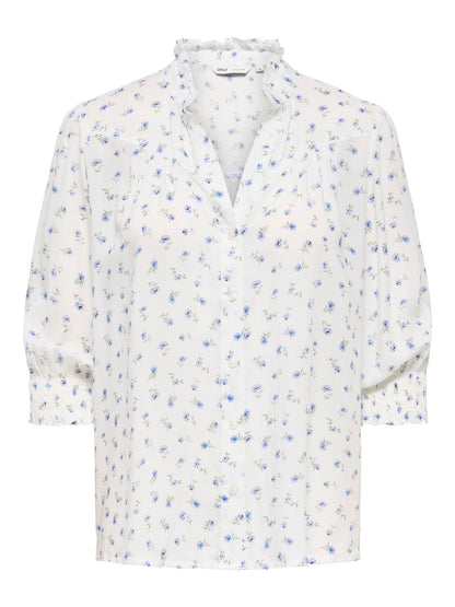 Only - Raya - Bluse - Cloud Dancer