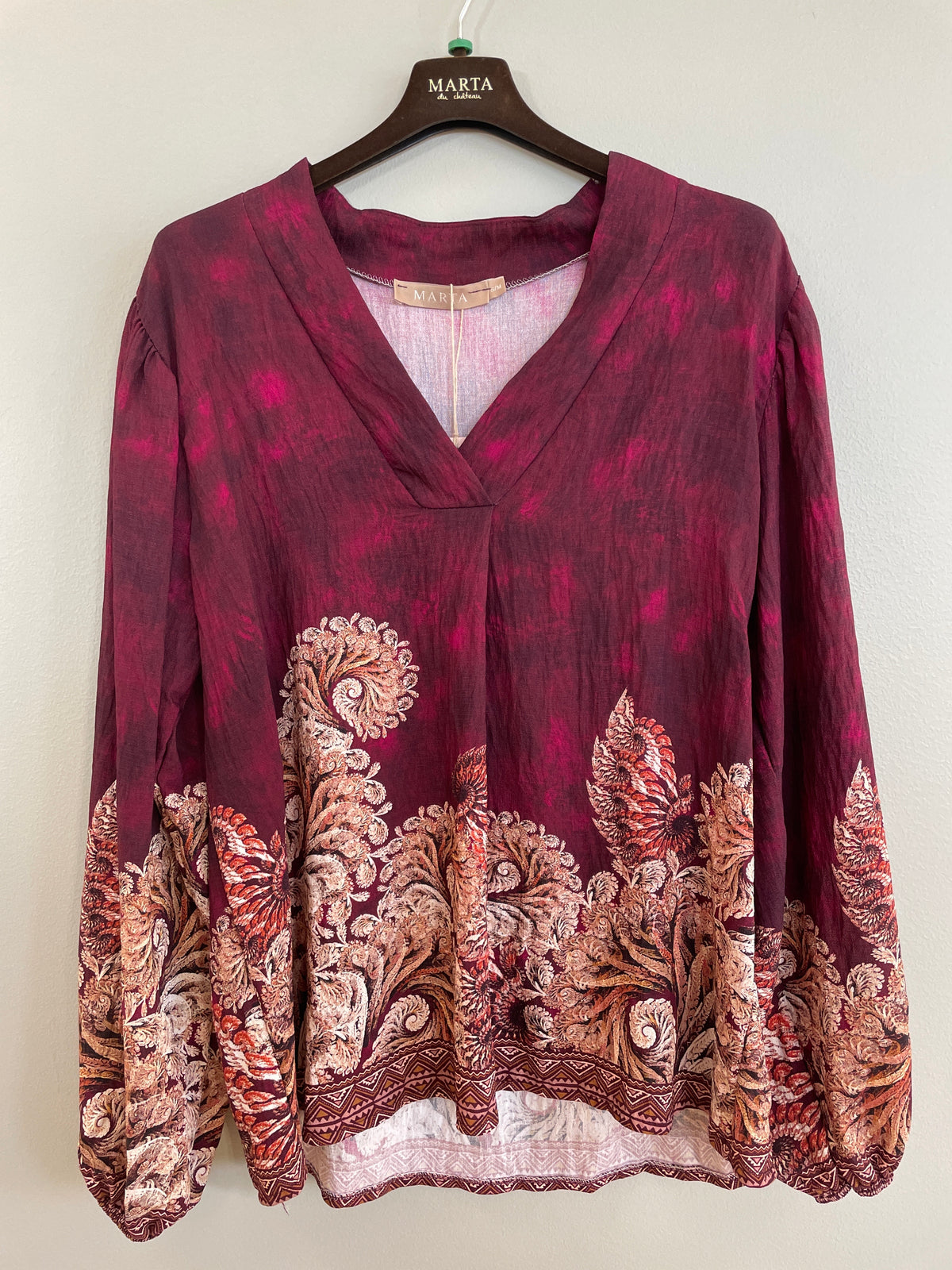 Marta Du Chateau  - Bluse - Bordeaux