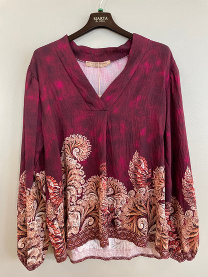 Marta Du Chateau  - Bluse - Bordeaux