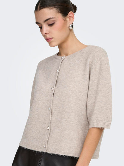 JDY - Rue Life - Cardigan - Chateau Gray