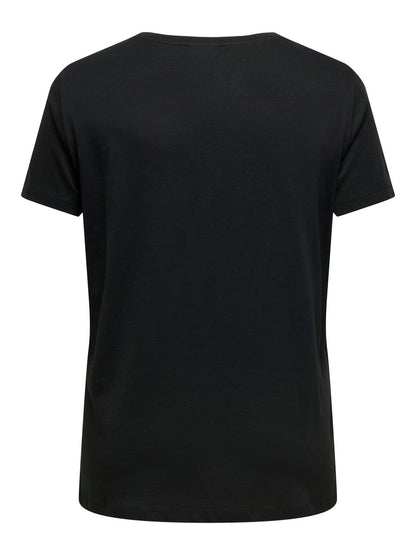 Only Carmakoma - Cruz - T-shirt Sort