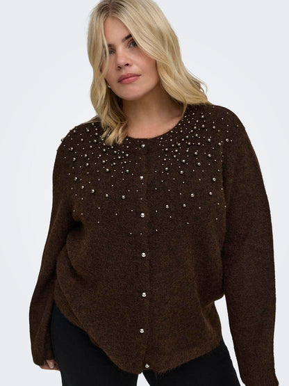 Only Carmakoma - Miggie - Cardigan Brun