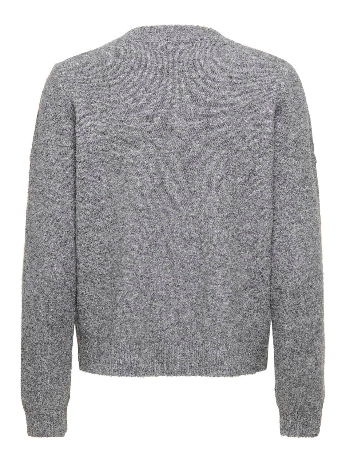 JDY - Fiola - Cardigan - Mørkegrå Meleret