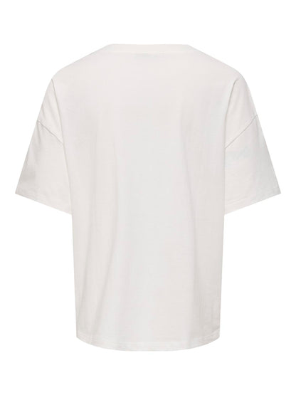 JDY - Ninna - T-Shirt - Cloud Dancer