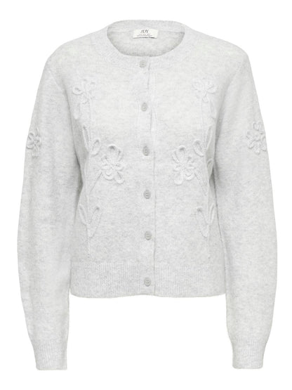 JDY - Fiola - Cardigan - Lysegrå