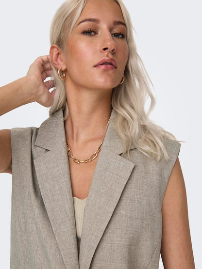 Only - Linda Waistcoat - Fungi