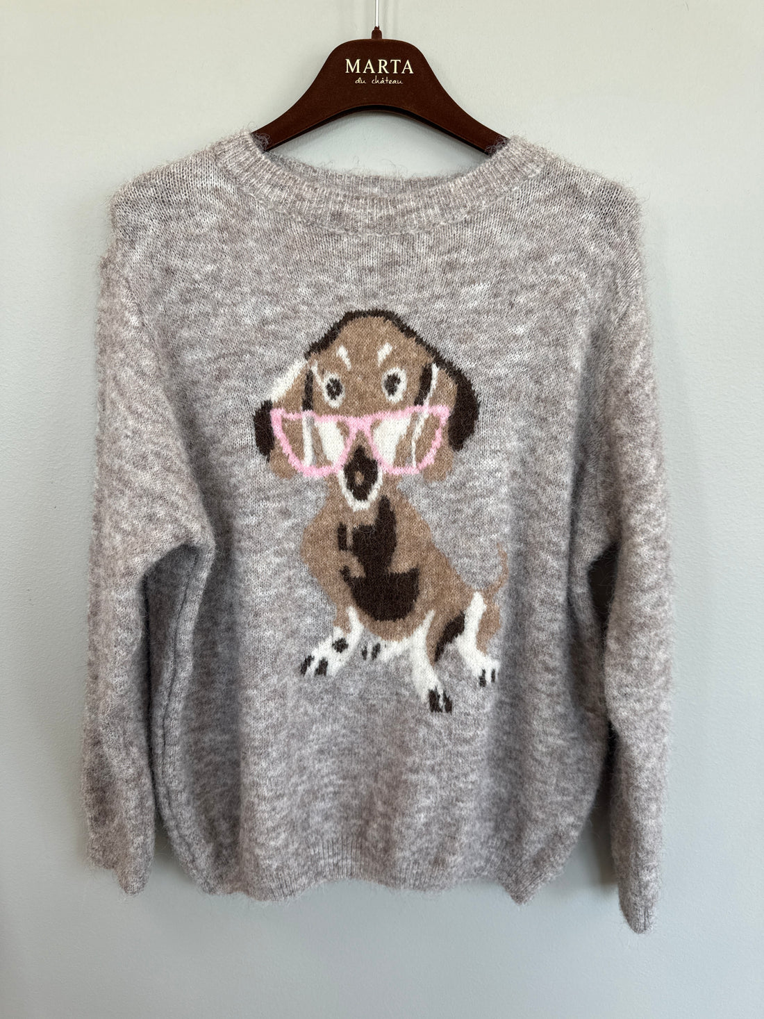 Marta Du Chateau - Coraline strik - Beige mix.