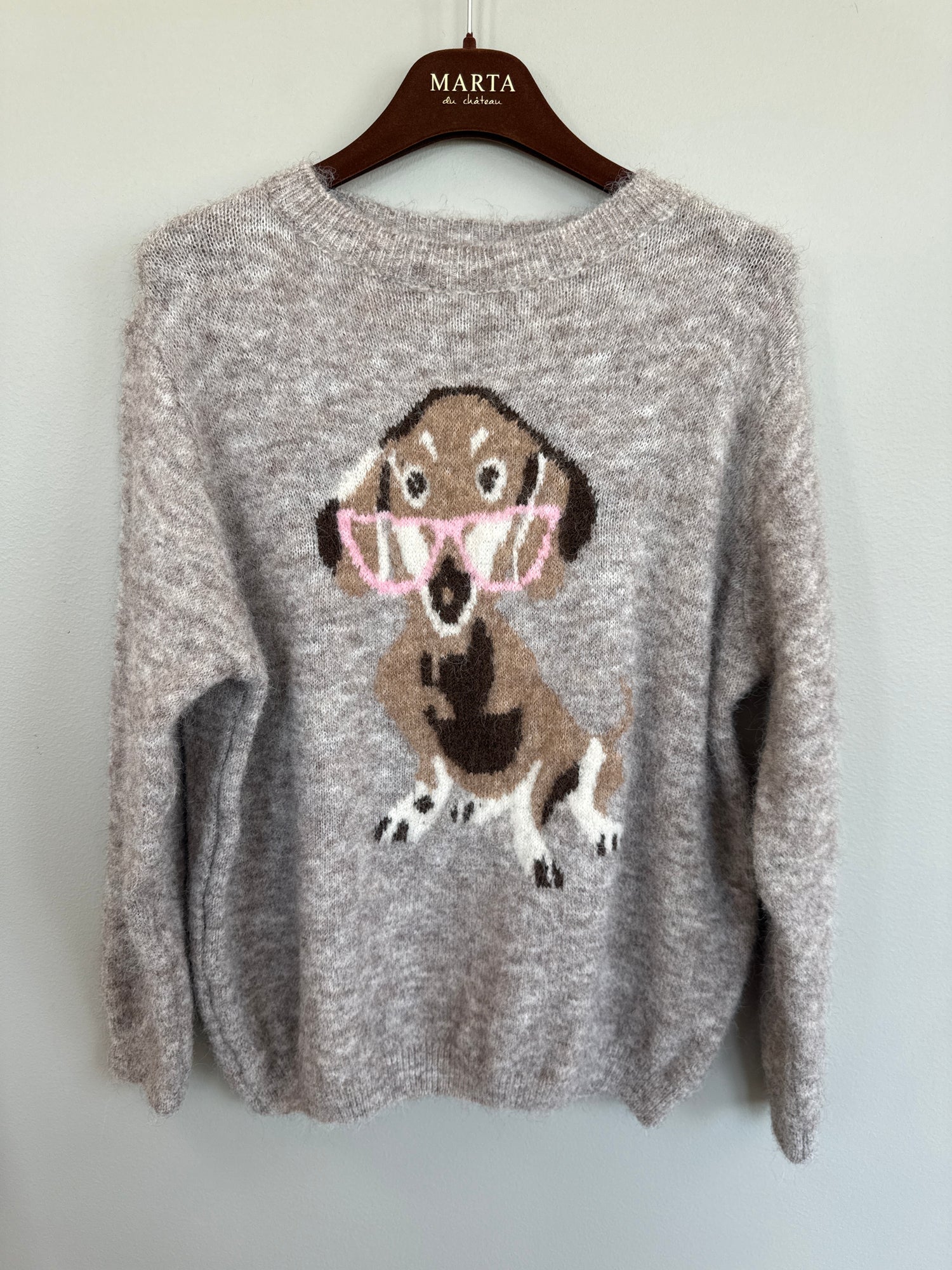 Marta Du Chateau - Coraline strik - Beige mix.
