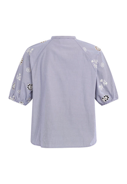 Sisters Point - Edina-SS - Bluse Navy