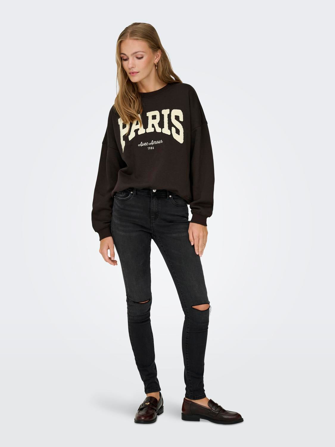 JDY - Mesa - Sweatshirt - Ganache