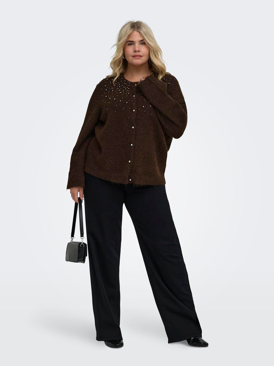 Only Carmakoma - Miggie - Cardigan Brun